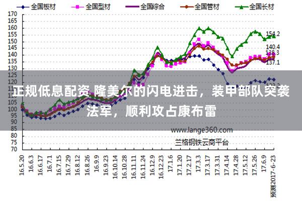 正规低息配资 隆美尔的闪电进击，装甲部队突袭法军，顺利攻占康布雷